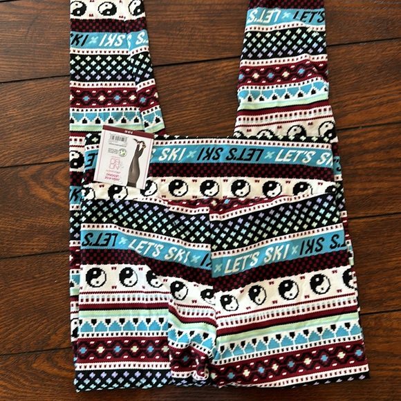 High rise legging, multi colored - Picture 3 of 4